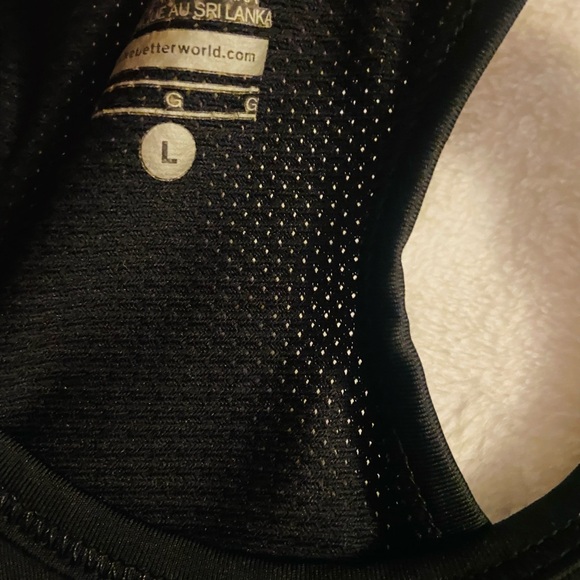 Nike Pro Sports Bra Dri Fit Juniors Large Black and Gray EUC - Picture 2 of 5